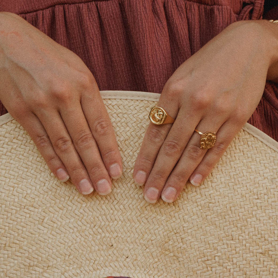 Athena Signet Ring