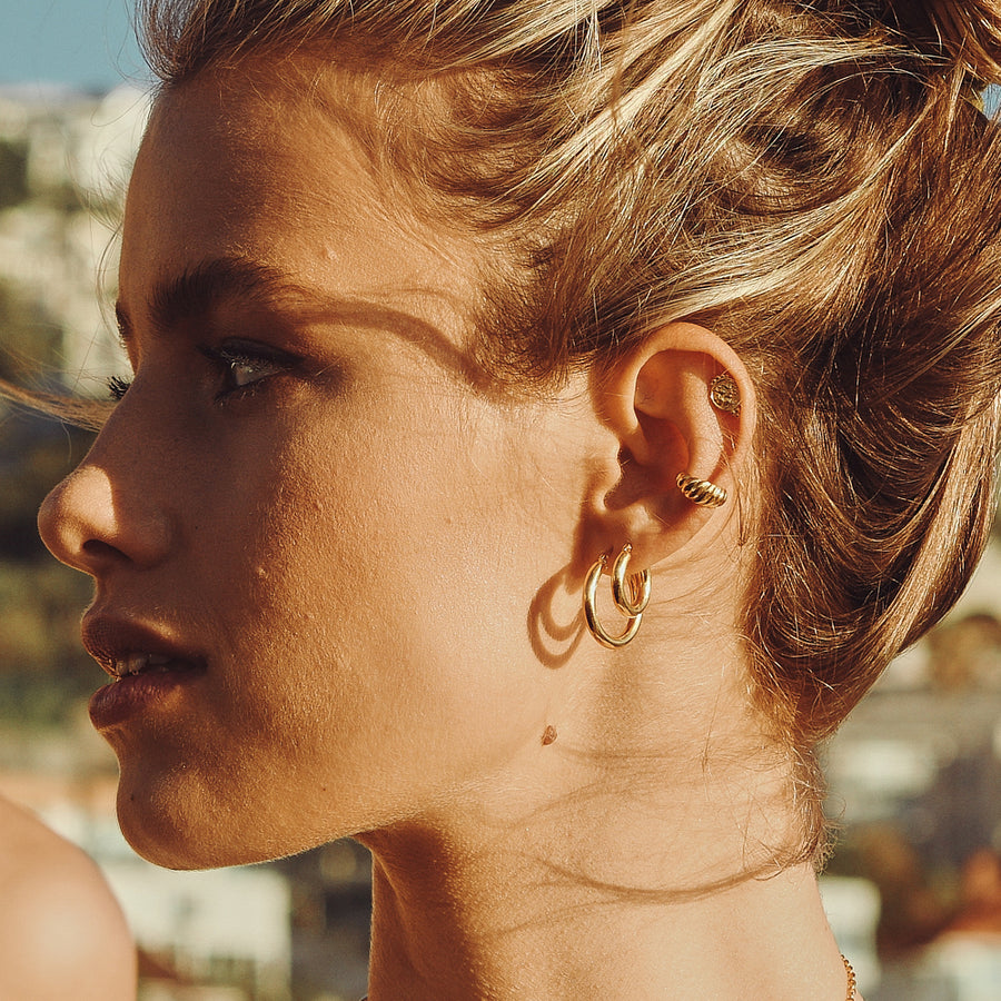 Gold Lula Hoops